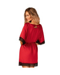 OBSESSIVE - SENSUELIA PEIGNOIR ROSSO L/XL