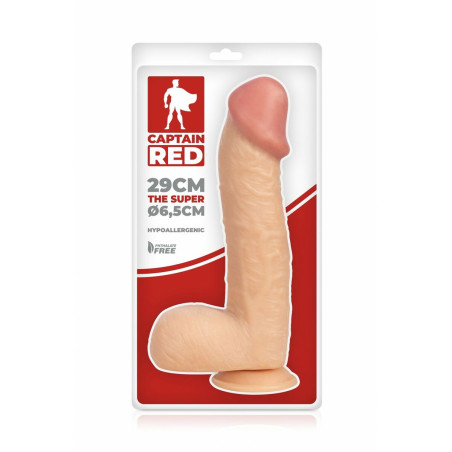 Dildo Realistico Captain Red 30 cm