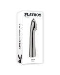 Vibratore per il Punto-G Playboy Argentato