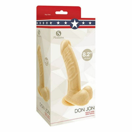 Dildo Realistico S Pleasures Don Jon PVC Ø 4,4 cm (17 cm)