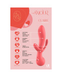 Vibratore Tradizionale Dream Toys Amour Triple Pleasure Rosa