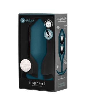 Plug Anale B-Vibe 6 Azzurro Azul Océano