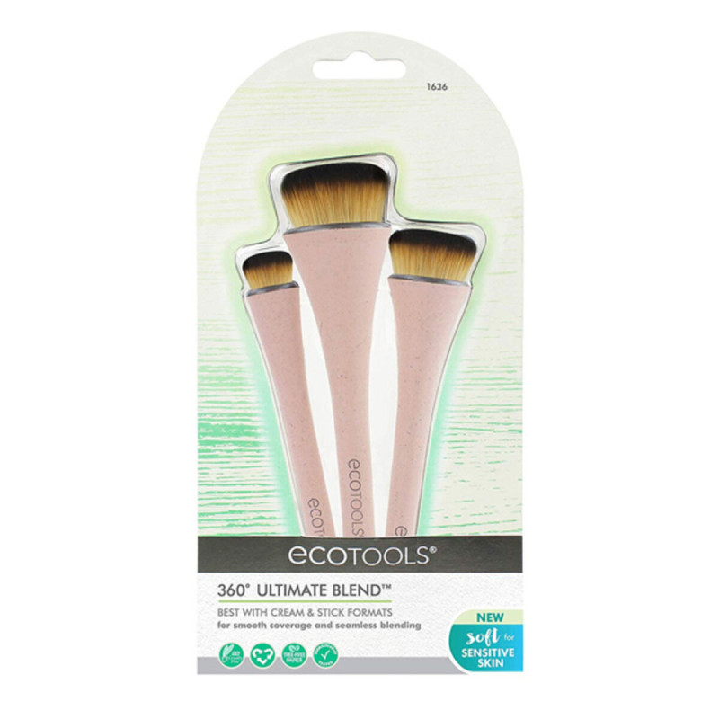 Pennello da Trucco 360º Ultimate Ecotools 1636 (2 pcs) 3 Pezzi