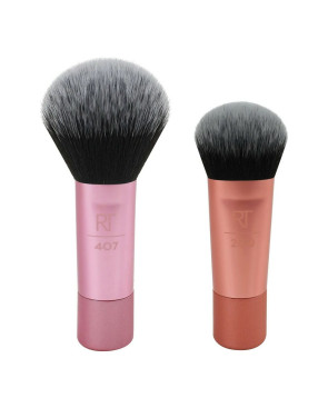 Set di Pennelli per il Trucco Real Techniques Mini Brush Duo 2 Pezzi (2 pcs)