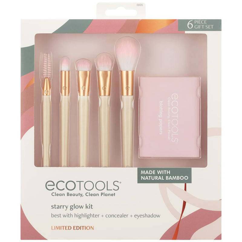 Set di Pennelli per il Trucco Ecotools Starry Eye Edizione limitata 6 Pezzi