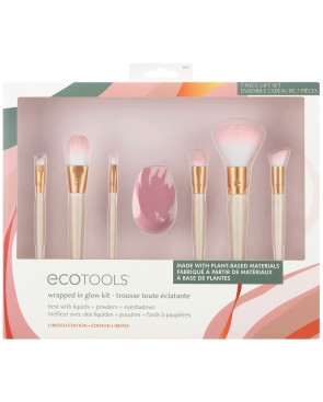 Set di Pennelli per il Trucco Ecotools Wrapped In Glow Edizione limitata 7 Pezzi