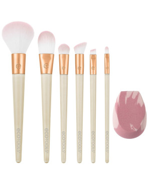 Set di Pennelli per il Trucco Ecotools Wrapped In Glow Edizione limitata 7 Pezzi