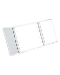 Specchio Tascabile Luce LED Bianco ABS 1,5 x 9,5 x 11,5 cm (12 Unità)