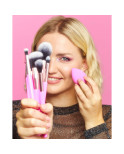 Set di Pennelli per il Trucco Revolution Make Up The Brush Edit Rosa 8 Pezzi