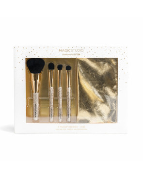 Set di Pennelli per il Trucco Magic Studio Diamond Collection 5 Pezzi