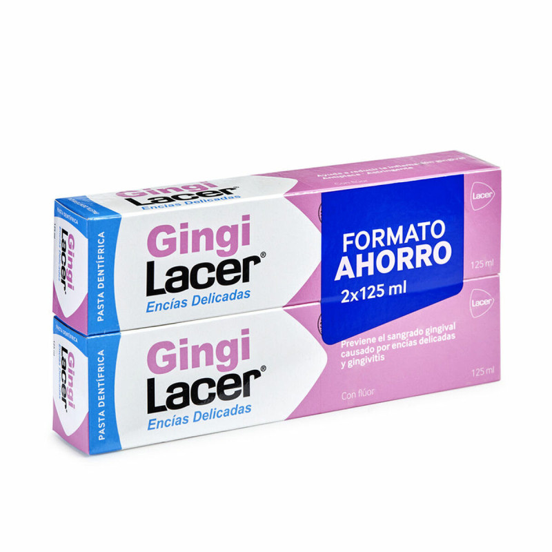 Dentifricio Gengive Sensibili Lacer Gingi 2 x 125 ml (2 Pezzi)