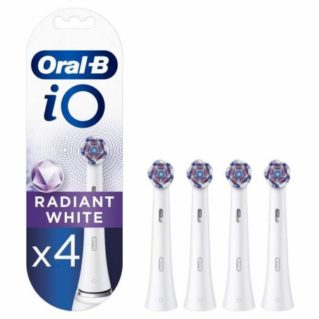 Testina di Ricambio Oral-B iO Bianco Nero 4 Unità