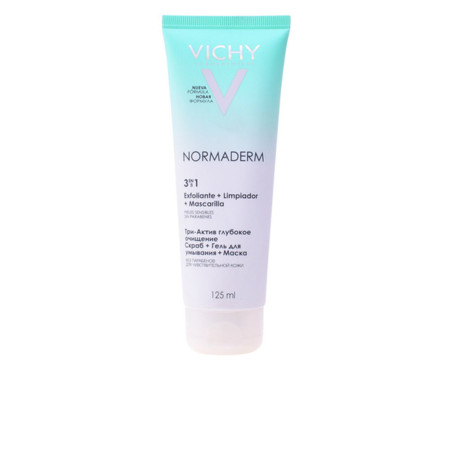 Esfoliante Viso 3 in 1 NORMADERM Vichy CVI103B2 (125 ml) (125 ml)