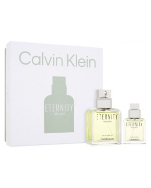 Cofanetto Profumo Uomo Calvin Klein EDT Eternity 2 Pezzi