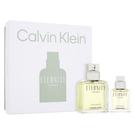 Cofanetto Profumo Uomo Calvin Klein EDT Eternity 2 Pezzi