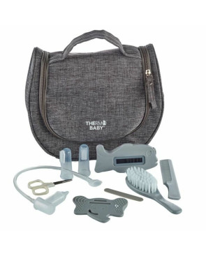 Set di igiene ThermoBaby 9 Pezzi Grigio