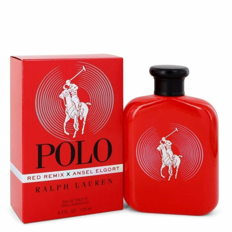 Profumo Uomo Ralph Lauren EDT Polo Red Remix & Ansel Elgort 125 ml