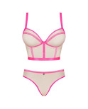 OBSESSIVE - SET DUE PEZZI NUDELIA ROSA S/M