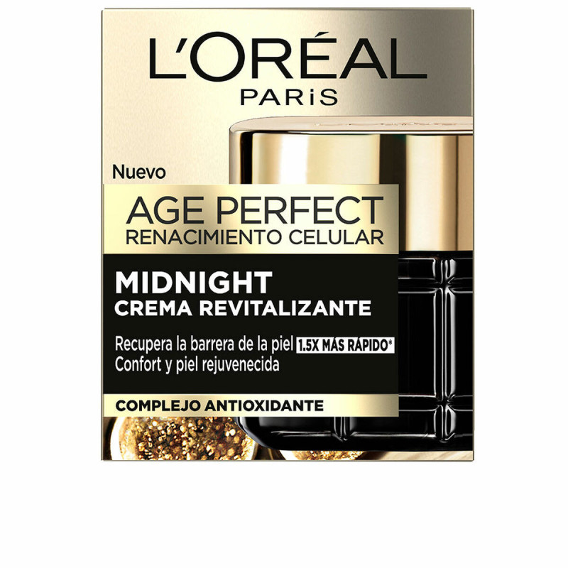 Crema Notte Antietà L'Oreal Make Up Age Perfect Revitalizzante 50 ml