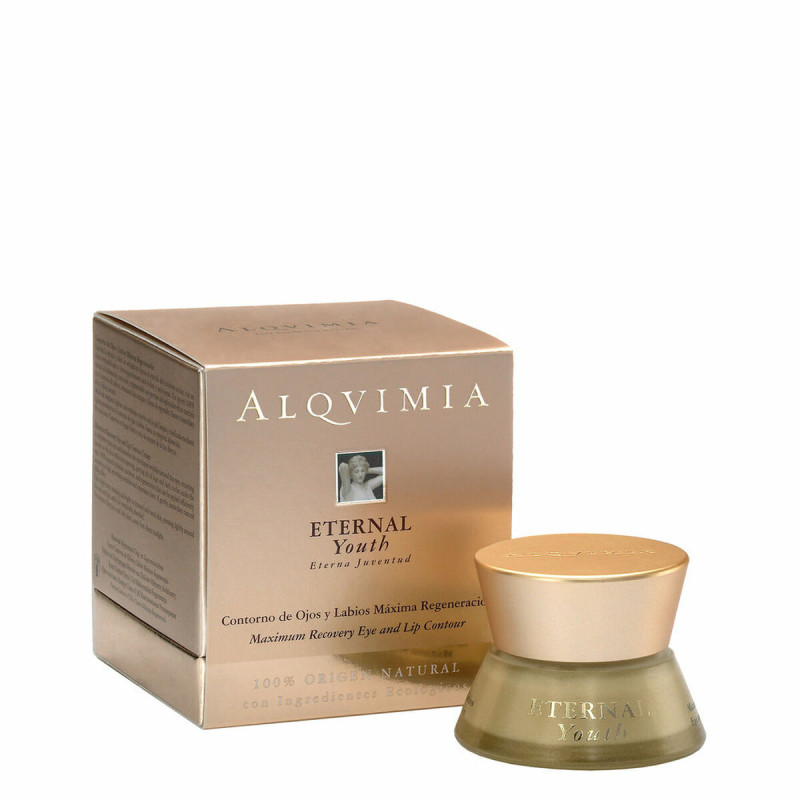 Crema Antietà per Contorno Occhi e Labbra Eternal Youth Alqvimia (15 ml)