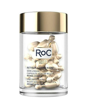 Siero Viso Roc Line Smoothing Retinolo Notte 30 Capsule