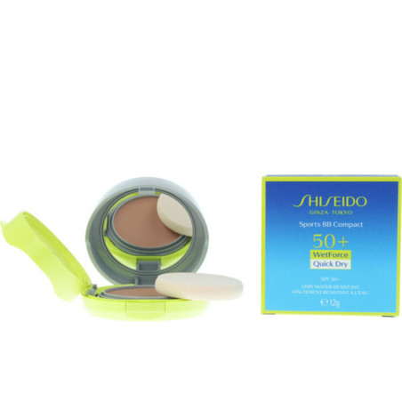 Crema Idratante Effetto Trucco Sun Care Sports BB Compact Shiseido SPF50+ Spf 50 12 g