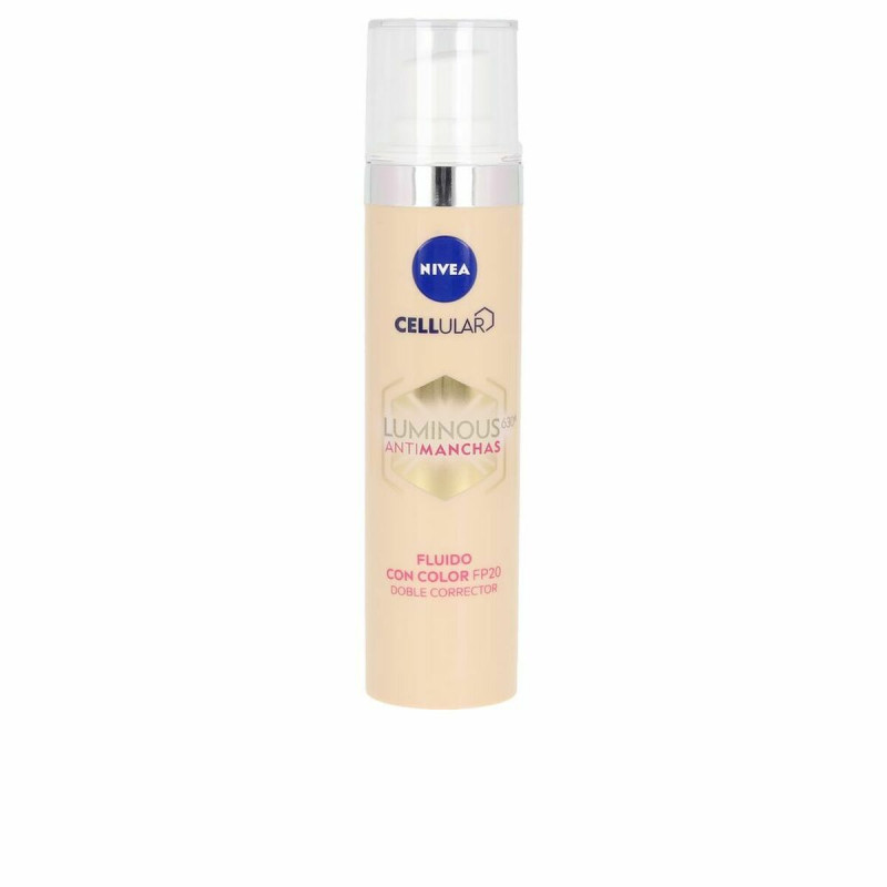 Crema Idratante con Colore Nivea Luminous Antimanchas Spf 20 40 ml