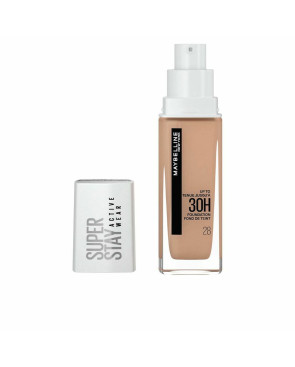 Base per Trucco Fluida Maybelline Superstay Activewear 30 h Foundation 28 Soft Beige (30 ml)