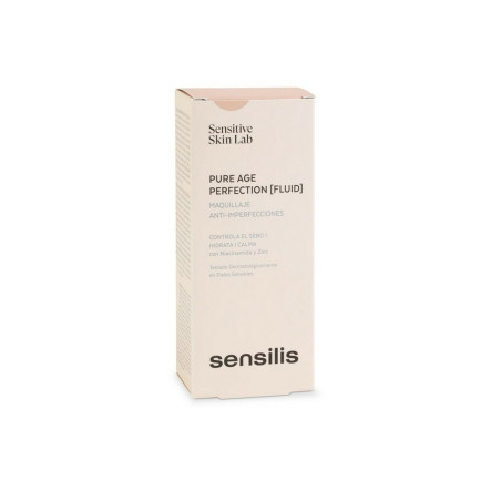 Base Cremosa per il Trucco Sensilis Pure Age Perfection 02-sand Anti-imperfezioni (30 ml)