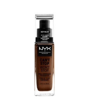 Base Cremosa per il Trucco NYX Can't Stop Won't Stop deep walnut (30 ml)