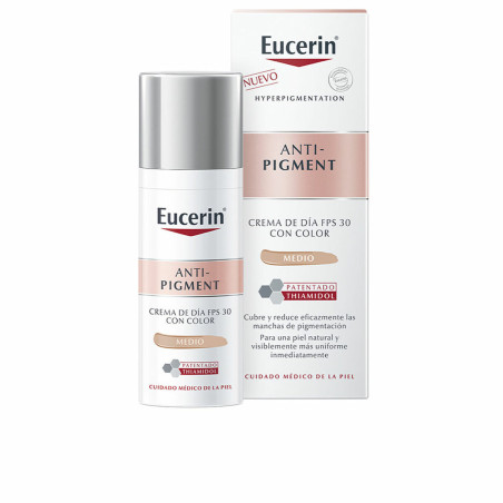 Base Cremosa per il Trucco Eucerin Anti Pigment Medio (50 ml)