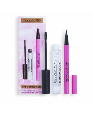 Set da Trucco Revolution Make Up Eye & Brow Icons 2 Pezzi