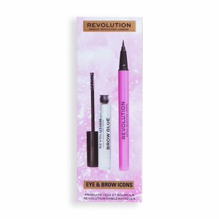 Set da Trucco Revolution Make Up Eye & Brow Icons 2 Pezzi