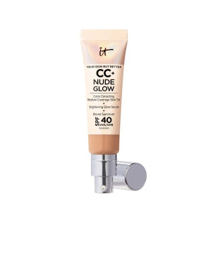 Base Cremosa per il Trucco It Cosmetics CC+ Nude Glow Medium Tan Spf 40 32 ml