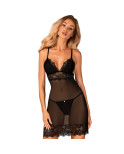 OBSESSIVE - CHEMISE RENELIA E TANGA L/XL