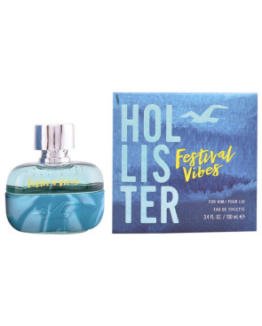 Profumo Uomo Hollister EDT 100 ml Festival Vibes for Him (100 ml)