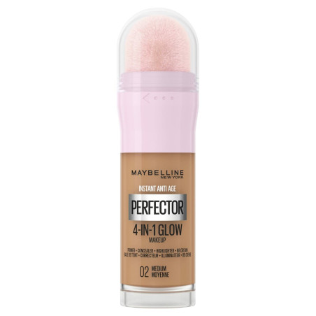 Base per Trucco Fluida Maybelline Instant Age Perfector Glow Nº 02 Medium Moyenne 20 ml