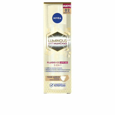 CC Cream Nivea LUMINOUS 630º Medio Spf 30 40 ml