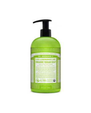 Sapone Liquido Dr Bronner's Lemongrass Lime 710 ml