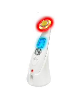 Massaggiatore Viso con Radiofrequenza, Fototerapia ed Elettrostimolazione Drakefor DKF-9902AURUM Bianco