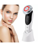 Massaggiatore Viso con Radiofrequenza, Fototerapia ed Elettrostimolazione Drakefor QLINIQ A Bianco 3 Pezzi