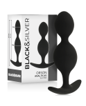 BLACKSILVER - ORSON PLUG IN SILICONE 2 ONDE ANAL 9 CM