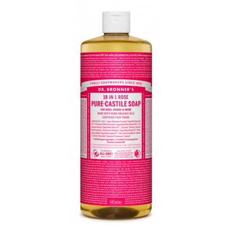 Sapone Liquido Dr Bronner's 945 ml Rose