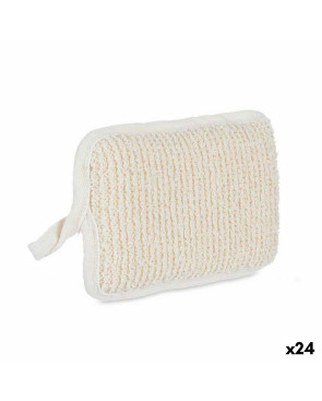 Spugna per il Corpo Bianco Beige 11 x 16,5 x 2 cm (24 Unità)