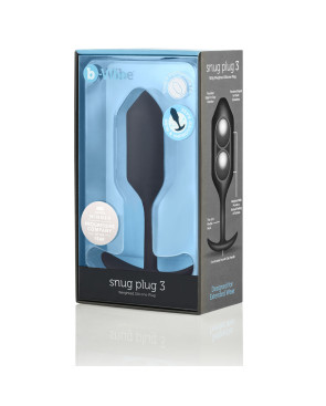 Butt Plug Snug Plug 3 Nero B-Vibe SNUG PLUG 3 Nero