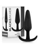 BLACKSILVER - PLUG ANALE IN SILICONE KAEL CON MANICO MEDIO