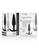 BLACKSILVER - PLUG ANALE IN SILICONE KAEL CON MANICO MEDIO