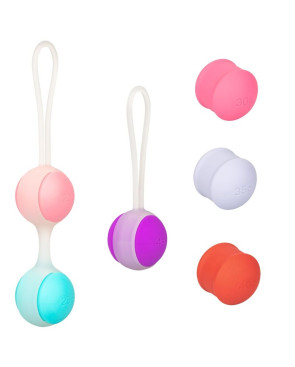 CALIFORNIA EXOTICS - SHE-OLOGY SET BOLAS KEGEL INTERCAMBIABILI