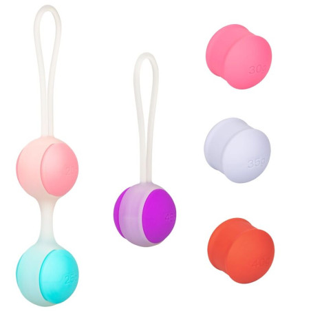 CALIFORNIA EXOTICS - SHE-OLOGY SET BOLAS KEGEL INTERCAMBIABILI