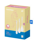 SATISFYER - SET DA ALLENAMENTO YONI POWER 1 BIANCO